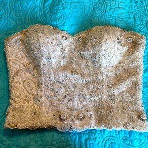 Beaded Wedding Dress Top